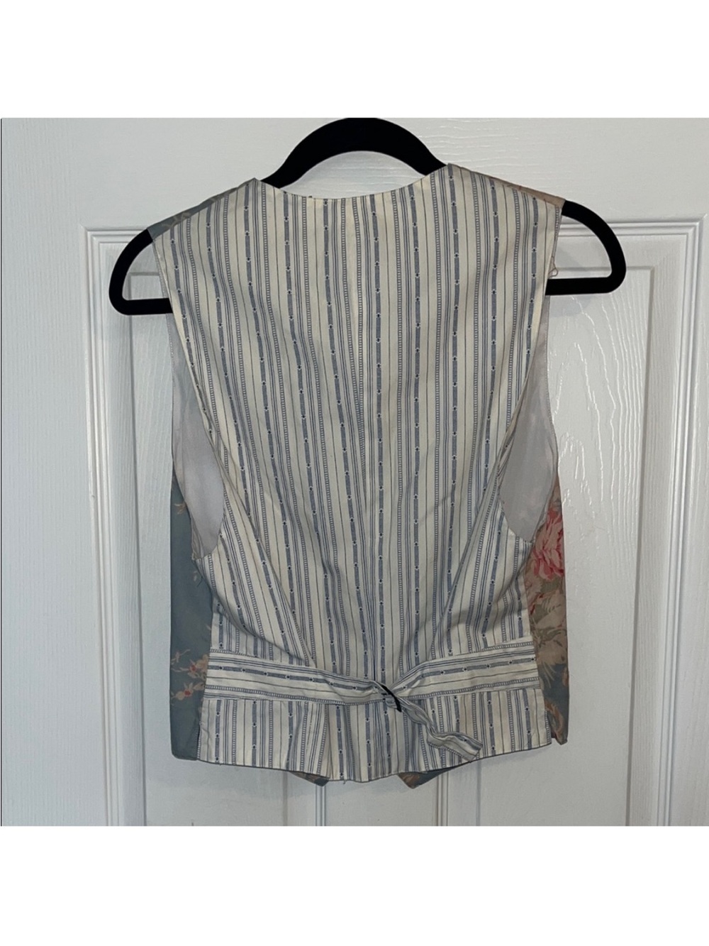 Vintage Ralph Lauren Country Floral Cotton Cottage core Vest - Blue - Picture 5 of 9